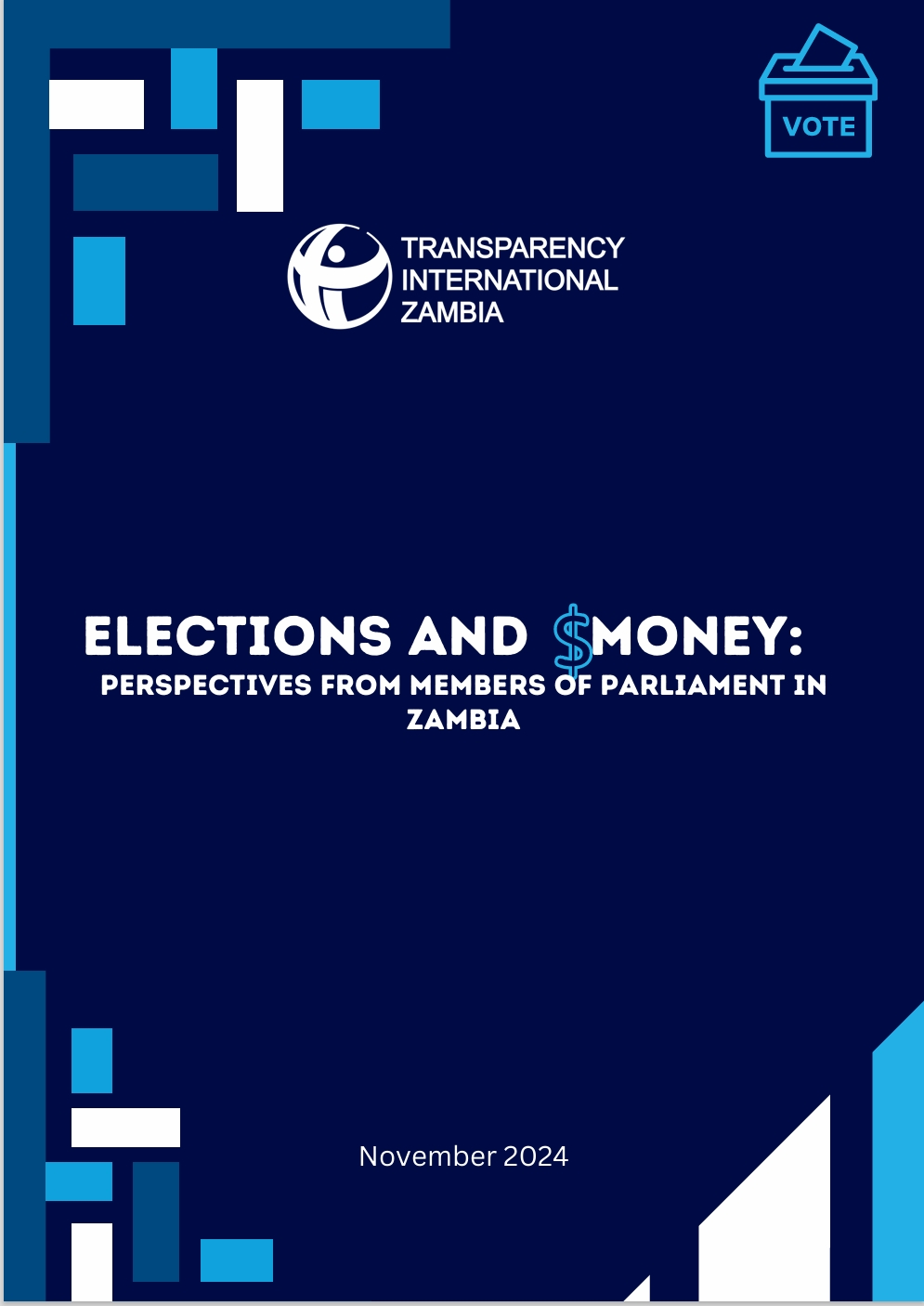 Elections and Money report cover